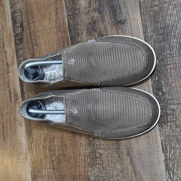 Olukai Wailua Mesh Slip on Fold Down Heel Size 8.0 in Tan Brown - Picture 2 of 8